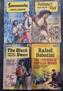 4x 1960s Vintage Pan Paperbacks by Rafael Sabatini Historical Action/adventure - Bild 1 von 6