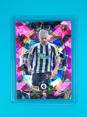 Panini Premier League Select 2022-23 Bruno Guimaraes Pink Ice Prizm - Image 1 of 2