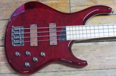 MTD Kingston Z4 Rosewood Fingerboard Electric Bass guitar Transparent Cherry - Image 1 of 4