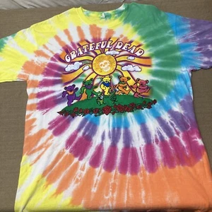 Liquid Blue Grateful Dead Sunshine Bears Batik Shirt 2XL Hippie Jam kostenloser Versand - Bild 1 von 5