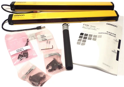 OMRON F3SL-A0523P30-L / F3SL-A0523P30-D SAFETY LIGHT CURTAIN 24VDC 3FT  NOS - Image 1 of 4