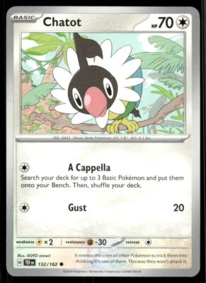 SV05: Temporal Forces #132/162 Chatot - Image 1 of 2