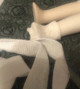 1 Yrd of fine DOLL SOCKS - fit favorite 8-10 “ dolls: Ginny & Muffie/Ginger🪴 - Picture 1 of 2