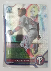 2022 Bowman Chrome Yhoswar Garcia #BCP-215 Mega Box Mojo - Picture 1 of 2