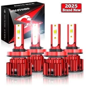 300%+ Bombilla de faro LED brillante para semirremolque Volvo VNL 2004-2015 haz alto bajo - Imagen 1 de 10