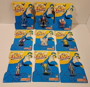 Lote de 9 Figuras Coleccionables Bandai The Tick Personajes Únicos De Colección 1994 - Imagen 1 de 14