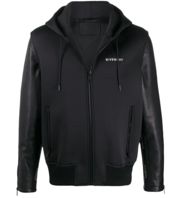 Givenchy Leather and Neoprene Jacket  Size EU50 - Retail USD 3.500 new w/tags - Image 1 of 4