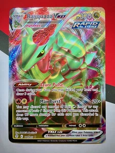 JUMBO Rayquaza VMAX Pokémon Oversized 111/203 Cieli in Evoluzione quasi nuovo - Foto 1 di 2