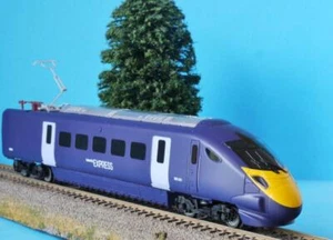 COCHE FICTICIO HORNBY HITACHI CLASE 395 INTERCITY EXPRESS ESTOQUE AZUL JABALINA + PANTO - Imagen 1 de 4