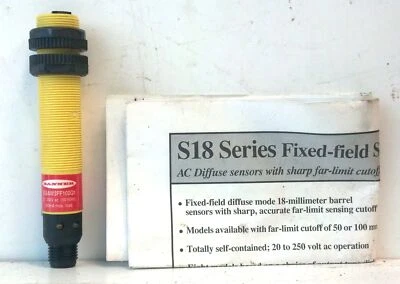 Banner Engineering S18AW3FF100Q1 33691 Photoelectric Proximity Sensor - Image 1 of 4