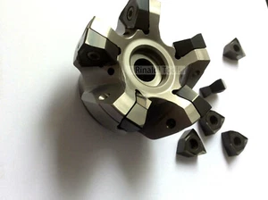 1 x Messerkopf-SET 63mm / WNHG 080608-MR RT300M für STAHL & VA NEU!Mit Rechnung! - Picture 1 of 2