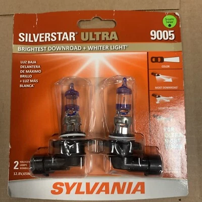 SYLVANIA 9005 SilverStar ULTRA Halogen Headlight Bulb 2 Pack - Image 1 of 4
