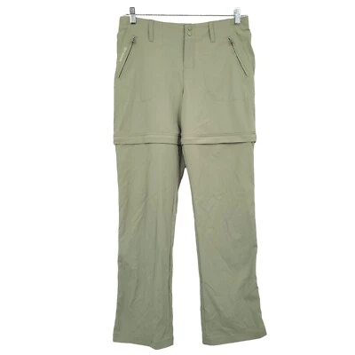 Merrell Women's Nylon Convertible Zip-Off Pants Light Green Size 10 - Image 1 of 4
