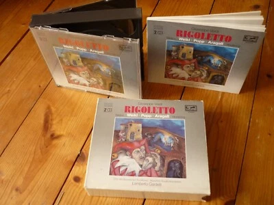 VERDI Rigoletto (Ga) Lamberto Gardelli akács, Weikl, Popp*, Aragall, Rootering - Bild 1 von 4