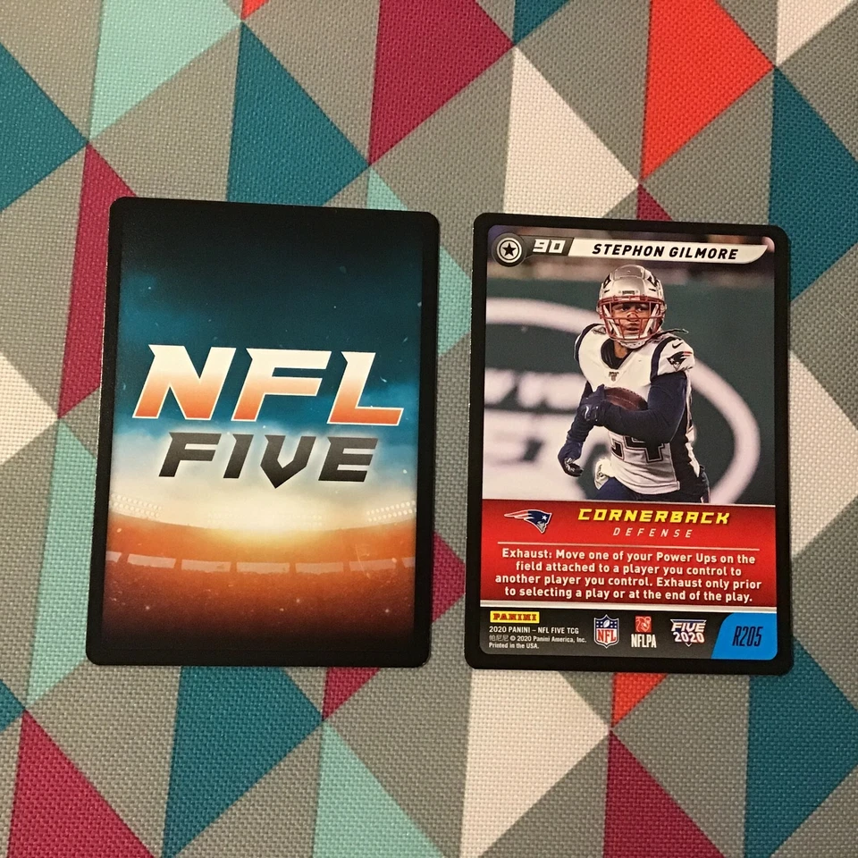 Stephon Gilmore #R205 patriots  - 2020 Panini Edition NFL five (Rare Version) - Image 1 of 1