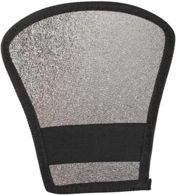 Silver/White Camera Flash Diffuser Softbox Reflector for Stretchy Band Outdoor - Image 1 of 4