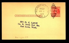 1958 Alliance & Casper RPO Card - L31390