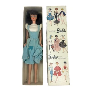 MUÑECA MIDGE BARBIE 1962 RARA de colección - cola de caballo morena con caja ropa original - Imagen 1 de 12