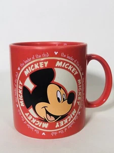 Disney Parks Mickey Mouse Leader Of The Club Large Embossed Coffee Mug - Picture 1 of 7