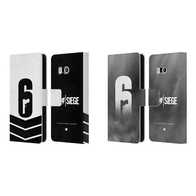 FUNDA LIBRO DE CUERO ARTÍSTICO LOGOTIPO SEIS ASEDIOS ARCO IRIS TOM CLANCY'S PARA TELÉFONOS HTC 1 Foto 1 de 4