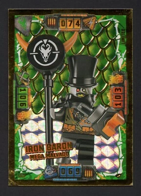 IRON BARON RARE CARD SPAIN LIMITED EDITION FOIL LE9 LEGO NINJAGO 2019 - image 1 of 2