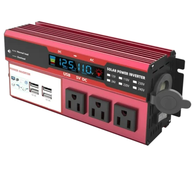 1000W Car Power Inverter DC 12V To AC 110V Pure Sine Wave Solar Converter LCD