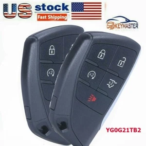 2XRremote Llavero para Chevrolet Suburban Tahoe GMC Yukon 2021 2022 YG0G21TB2 5B - Imagen 1 de 3