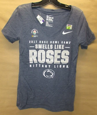 2017 NIKE Swoosh Rose Bowl Game Penn State Nittany Lions T-Shirt - Small - Image 1 of 4