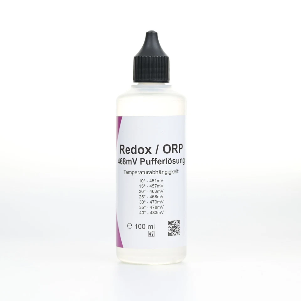 Redox ORP Pufferlösung Kalibrierlösung 100ml 468mV Mensura Instruments