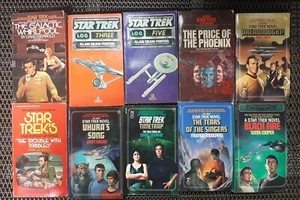 Star Trek Original Series Lot of 10 Paperback Pocket Books Vintage - Picture 1 of 7