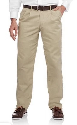 Мужские и большие плиссированные штаны из саржи George с защитой от морщин 54X30 - Изображение 1 из 4