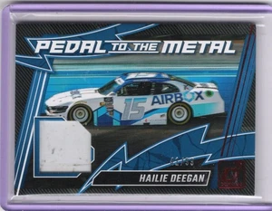2025 Donruss #PM-HDG Hailie Deegan Pedal To The Metal Relic Red 41/99 - Picture 1 of 1