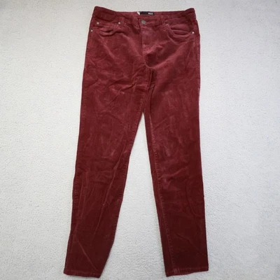 Kut From The Kloth Pants Womens 14 Red Corduroy Diana Skinny Stretch Casual - Image 1 of 4