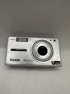 Kodak 5.0MP V530 Digital Camera - Silver FOR PARTS OR REPAIR (NOT Tested) - Picture 1 of 4