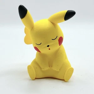 Pikachu Pokemon Mascotte Dormiente Mini Figure Nintendo Gacha Gioco Anime Gia... - Foto 1 di 8