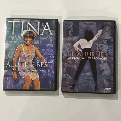 Tina Turner LIVE DVD Lot: One Last Time: Live in Concert & All The Best Live - image 1 of 4