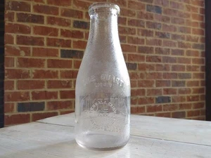 RARE Vintage TENNALA DAIRY FARM Montgomery ALABAMA AL BUTTERMILK Milk BOTTLE Qt - Picture 1 of 16