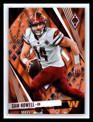2023 Panini Phoenix - Sam Howell #25 Orange Holo /75 - Image 1 of 2