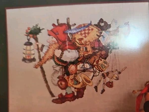 Christmas Peddler Donna Gallager 1991 Cross Stitch Pattern 912 - Picture 1 of 2