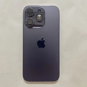 Original Back Glass Housing Cover Frame Replacement For iPhone 14 Pro Purple - Photo 1 sur 8