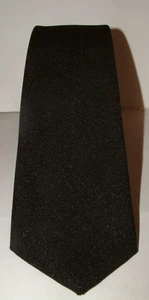 CORBATA NEGRA DE 45" LARGA DE ALTA CALIDAD PARA NIÑOS NUEVA HECHA EN REINO UNIDO************ - Imagen 1 de 1