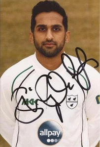 WORCESTERSHIRE * SHAAIQ CHOUDHRY SIGNED 6x4 PORTRAIT PHOTO+COA - Picture 1 of 1