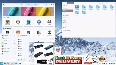 Zorin 18  or 15.3 Linux OS 64bit 32bit DVD or USB Drive / Live /Bootable - Image 1 of 4