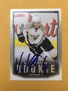 Ville Koistinen Signed Nashville Predators Rookie Card 2