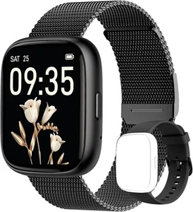 Smart Watch Men Women Sleep Tracker/Pedometer 1.83" Fitness Tracker iOS Android - Picture 1 of 8