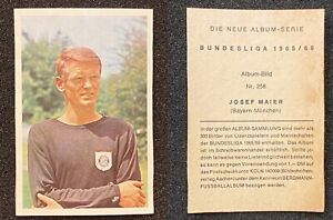 1965-66 Bergmann Bundesliga Sepp Maier Josef Maier #258 Rookie RC