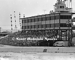 1988 8 X 10 Riverside Raceway Packed Start Finish Line Grandstand Photo - Picture 1 of 1