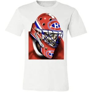 Patrick Roy Montreal Canadiens Goalie Mask Premium T-Shirt - Multiple Colors - Picture 1 of 8