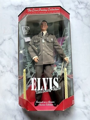 Vintage Mattel 1999 Elvis Presley The Army Years Doll - Image 1 of 3