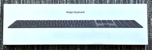 Apple Magic Wireless Keyboard with Numeric Keypad Space Gray MRMH2LL/A - Picture 1 of 2